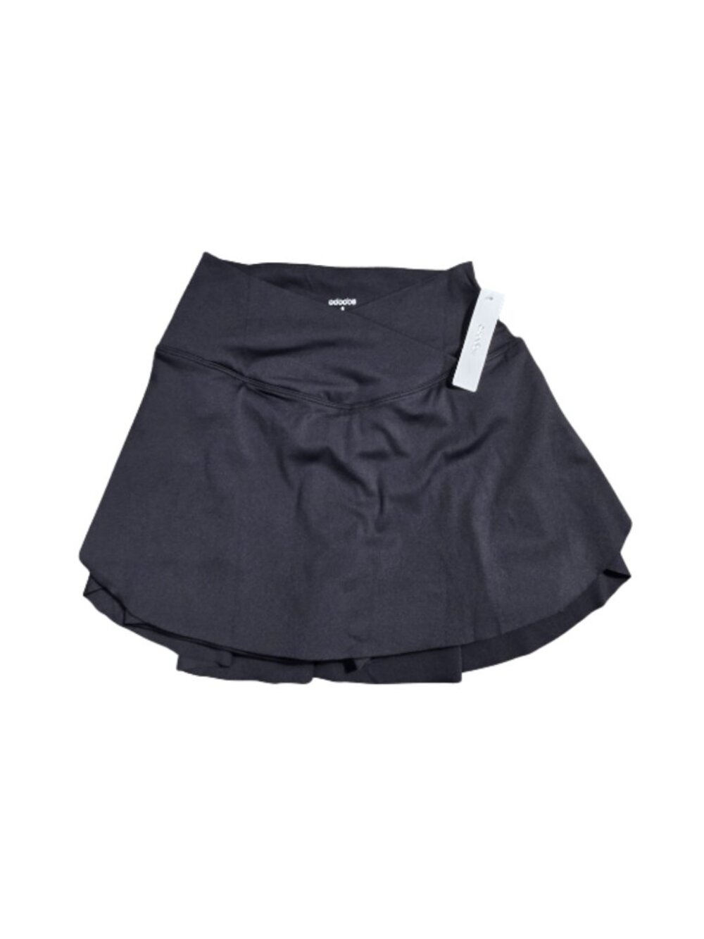 NWT | Ododos Black Cross-Waist Active Skort | Pockets | Built-In Shorts | Small
